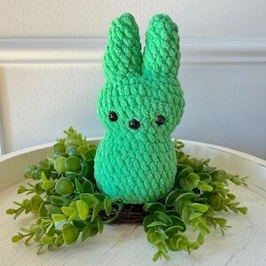 Peep Marshmallow Easter Basket Stuffer Green